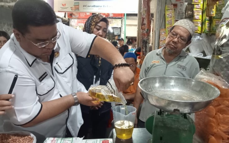 Sidak Pasar Dilakukan Tim Satgas Pangan.