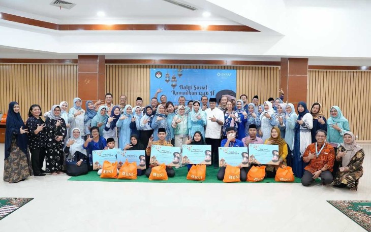 Caption: Menekraf Teuku Riefky tekankan pentingnya berbagi di bulan Ramadan dan peduli sesama, Jakarta, Jumat (14/03/2025).