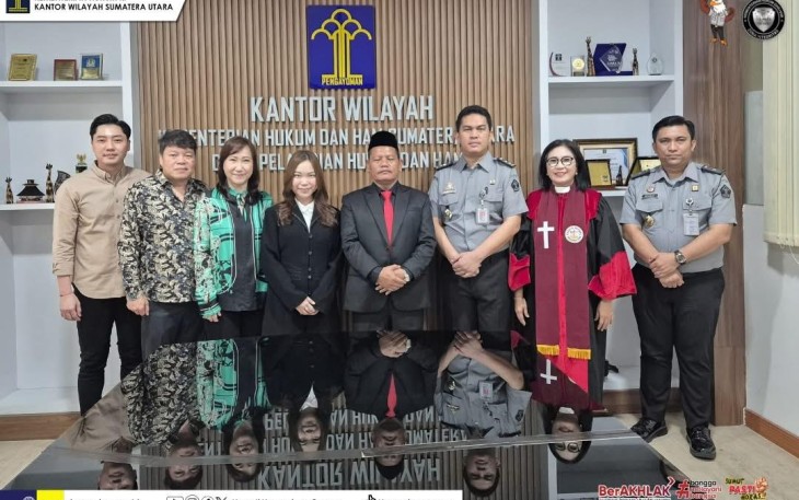 Kadiv Palayanan Kanwil Kemenkum Sumut Lantik Notaris Pengganti.