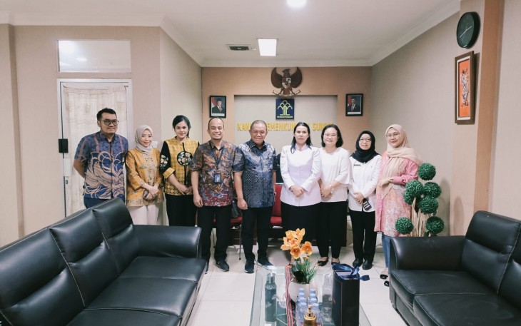 Kanwil Kementerian HAM Sumut Terima Audiensi Perwakilan BRI RO Medan.