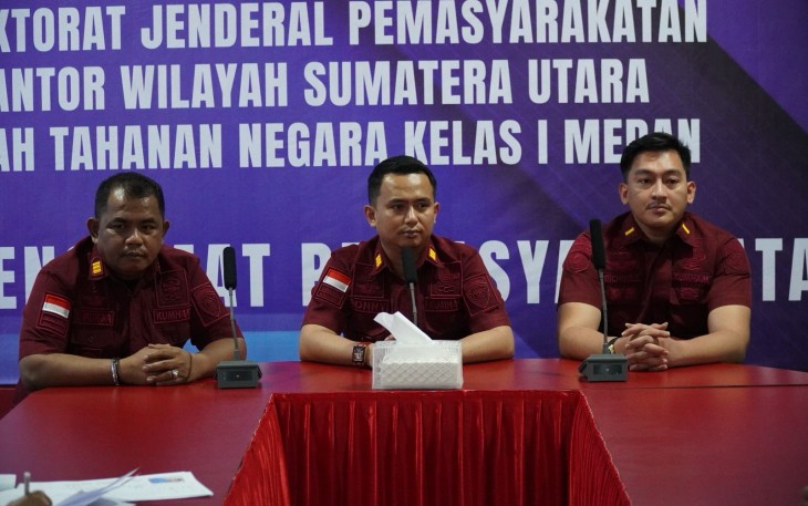 Asesmen Terhadap 20 Orang Warga Binaan Digelar di Rutan Kelas I Medan.