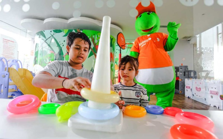 Fasilitas bermain anak-anak di HARRIS-POP! Hotel