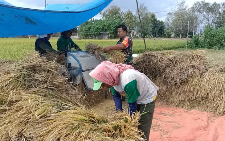 Babinsa Kodim 0802/Ponorogo Bantu dan Sosialisasi Sergab 