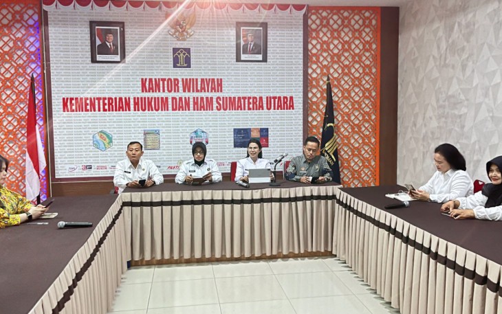 Kakanwil KemenHAM Sumut Beserta Jajaran Gelar Sinergitas Tanpa Batas.