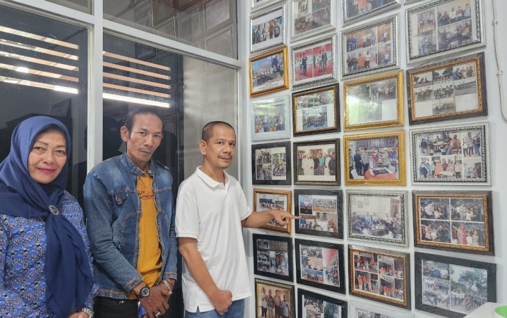 Ketua Pewarta Polrestabes Medan Bersama Anggota Usai Jumat Berkah