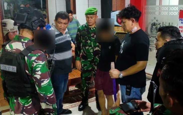 Tim Gabungan Motoris Kodam I/BB Amankan Pelaku Tawuran Ke Polsek Medan Area