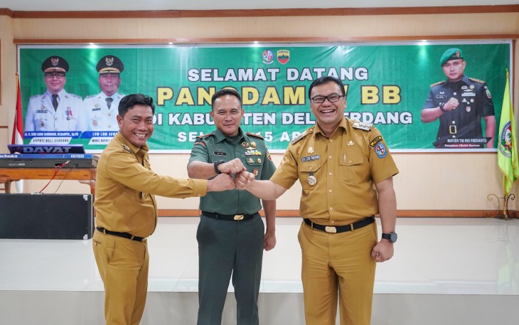 Kunci Stabilitas dan Pembangunan Pangdam I/BB Bertemu Bupati Deli Serdang, Solidkan Kerja Sama