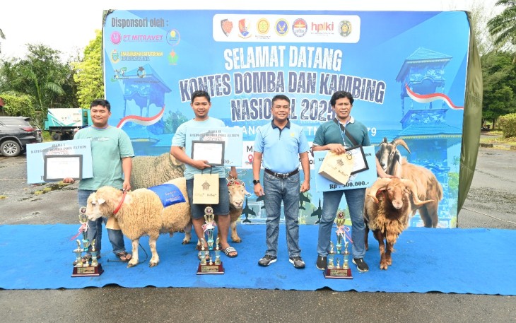 Kontes Domba dan Kambing  Nasional 2025 di Gelar di Eks Bandara Polonia Lanud Soewondo