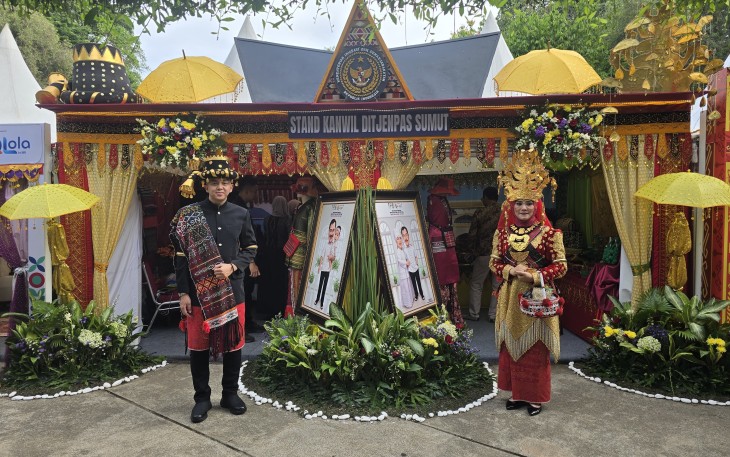Ditjenpas Sumut Hadir  Pada Stan Seni Pembinaan dan Kekayaan Intelektual Budaya Lokal