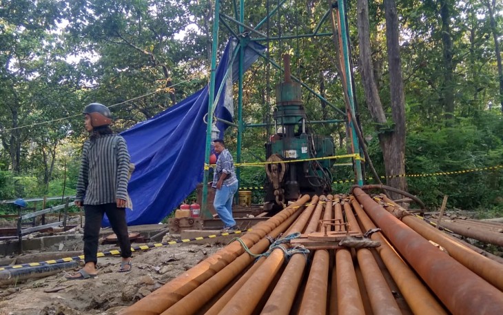 Salah satu lokasi sumur minyak tua LDK 27 yang terletak di Lapangan Ledok, Kecamatan Sambong Kabupaten Blora