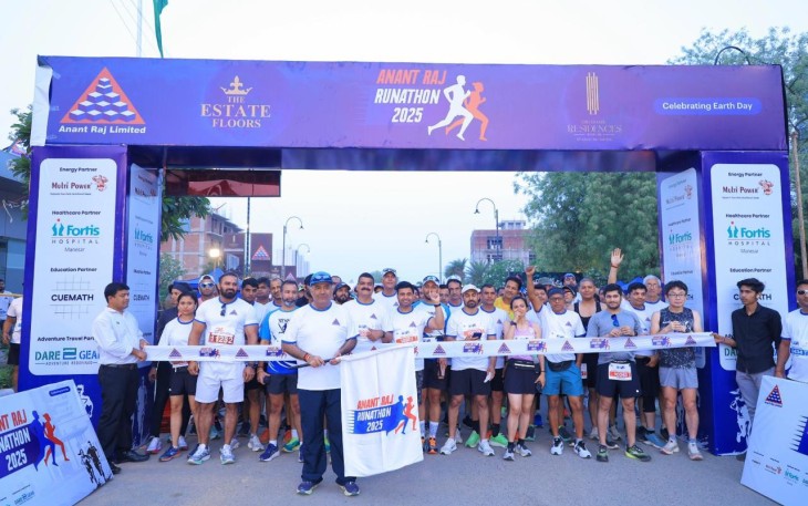 Lebih dari 800 Peserta Bergabung dengan Anant Raj Runathon untuk Merayakan Hari Bumi dengan Kebugaran dan Keberlanjutan