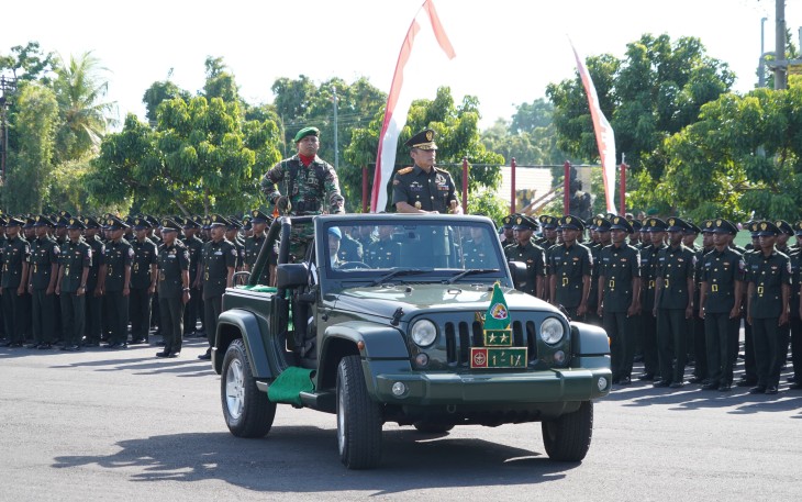 Pangdam Piek Lantik 996 Prajurit Tamtama TNI AD