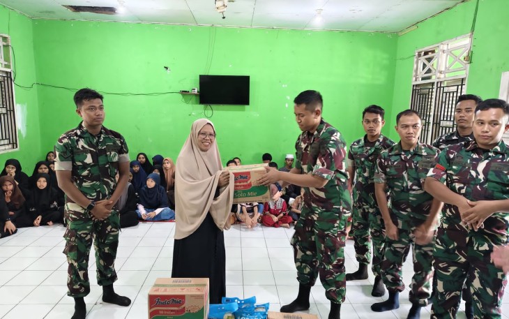 Skadron Udara 11 Lanud Sultan Hasanuddin Gelar Bakti Sosial di Panti Asuhan An Nashar Makassar