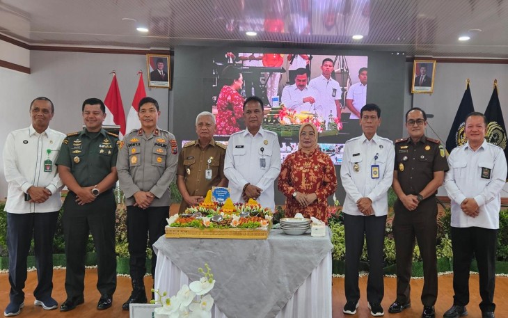 Rutan Kelas i Medan  Saat Turut Serta Pada Kegiatan HBP ke-61