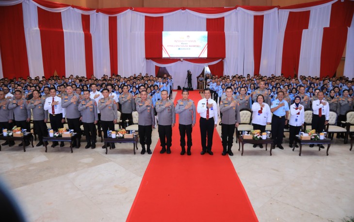 Pelajar SMA Taruna Nusantara Kunjungi STIK Polri