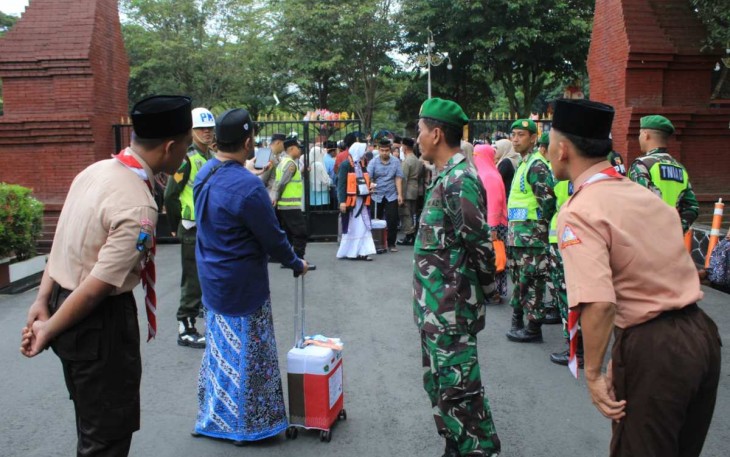 Pengantaran jemaah haji di Kabupaten Trenggalek 