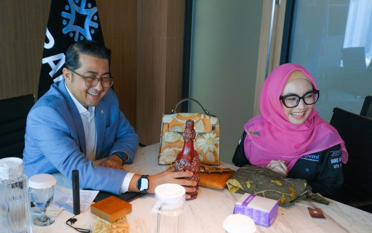 Menekraf Teuku Riefky audiensi bersama IPEMI bahas pemberdayaan perempuan di sektor ekraf, Jakarta, Jumat (2/5/2025)