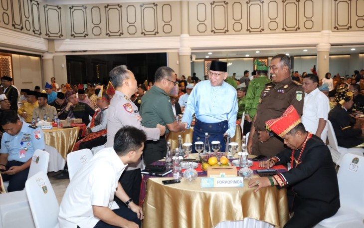 Tampak Hadir Kasdam I/BB Pada Kegiatan Musrenbang Pemprovsu 2025.