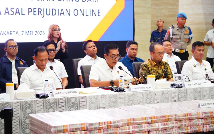 Polri Bongkar Jaringan Judi Online Rp530 Miliar