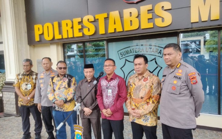 Jajaran Polda Sumut Bersama Kompolnas Poto Bersama.