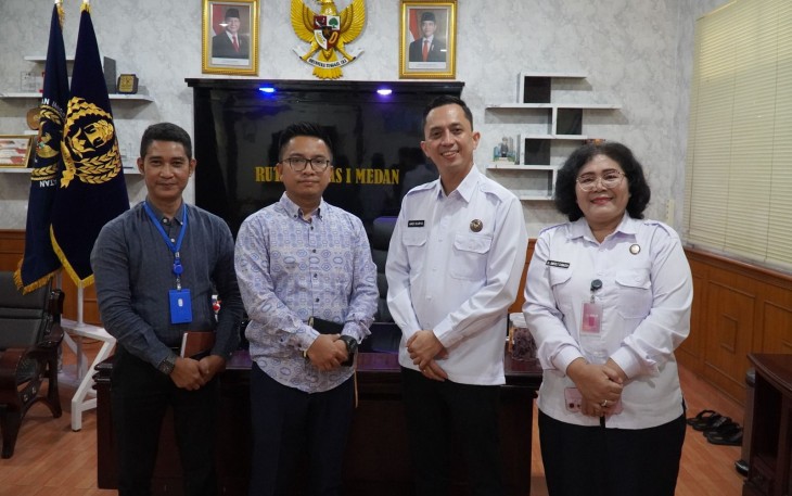 Karutan Kelas I Medan Poto Bersama Konsulat Malaysia Usai Menerima Kunjungan Silaturahmi.