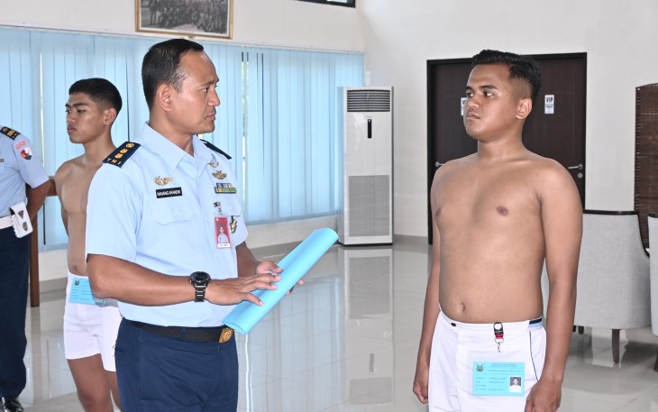 Lanud Raden Sadjad (RSA) Kabupaten Natuna, menyelenggarakan Sidang Penentuan Akhir Daerah (Pantukhirda) Calon Bintara Pria TNI AU Gelombang I Angkatan-55 Tahun Anggaran 2025