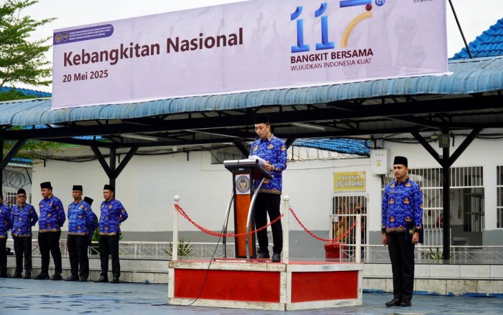 Rutan Kelas I Medan Gelar Upacara Harkitnas ke-117 Tahun 2025