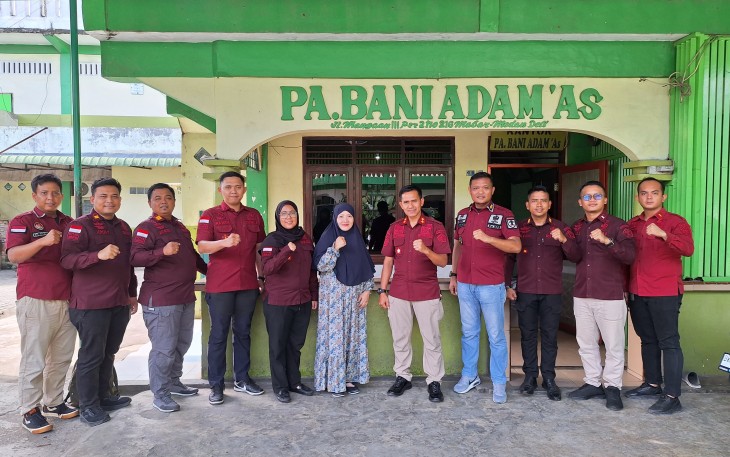 Rutan Labuhan Deli Lakukan Poto Bersama Usai Kegiatan 