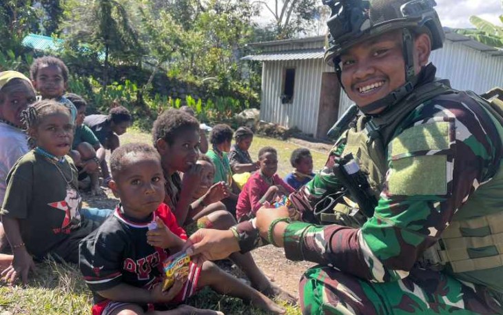 Senyum bahagia anak-anak Papua