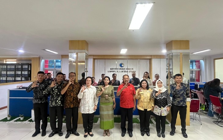 Kunjungan Strategis DPR RI Disambut Kakanwil HAM Beserta Jajaran