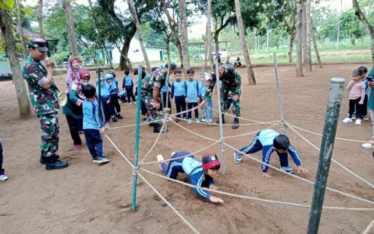 Wasbang anak usia dini di wilayah desa binaan 