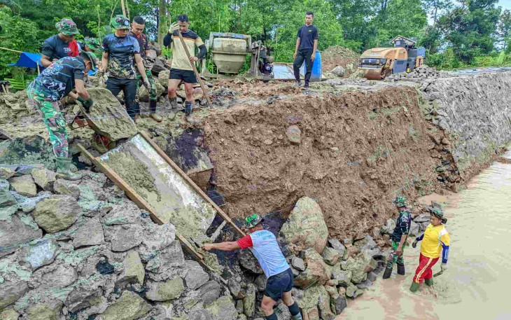 Embung Desa Barua Program Unggulan Sasaran Fisik TMMD ke 124 Kodim Bantaeng 