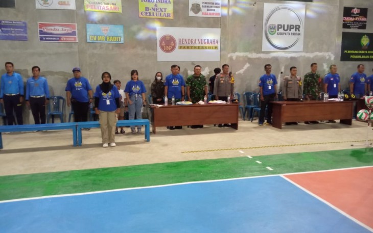 Turnamen voli wilayah desa binaan 