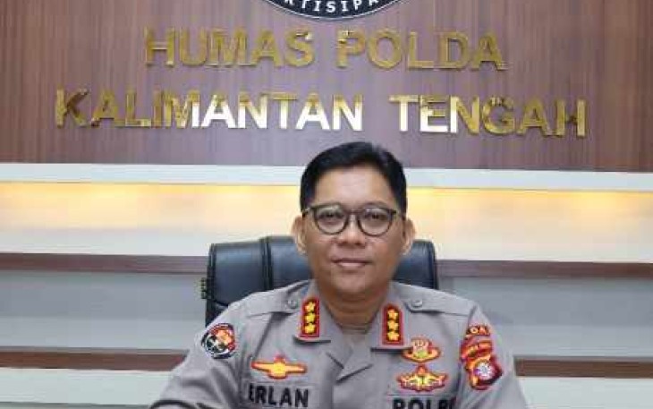 Kabid Humas Polda Kalteng Kombes Erlan Munaji saat memberikan keterangan pers