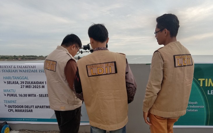 LDII Turut Sukseskan Rukyatul Hilal 1446 H di Makassar