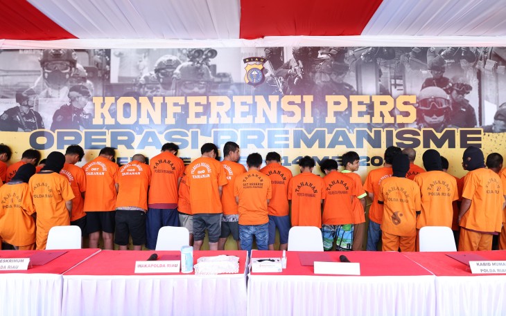 Foto : Puluhan Premanisme Diamankan 