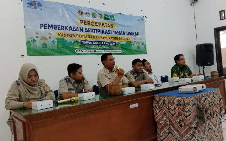 Percepatan sertifikasi tanah wakaf di wilayah desa binaan 