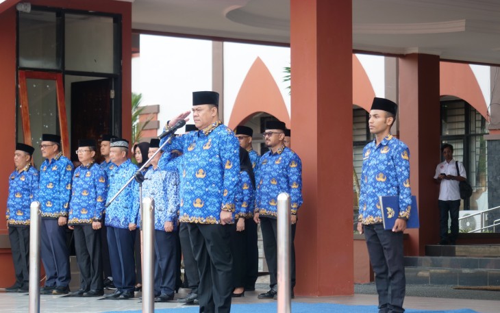 Peringati Hari Lahir Pancasila, Sekda Bintan Bacakan Sambutan Kepala BPIP RI