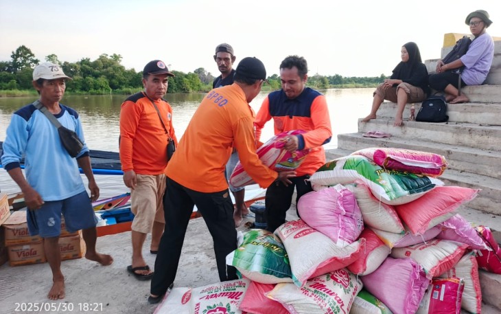 Bantuan Dukungan Logistik BNPB Tiba di Kabupaten Nunukan