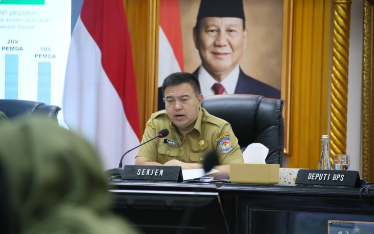 Sekretaris Jenderal (Sekjen) Kementerian Dalam Negeri (Kemendagri) Tomsi Tohir