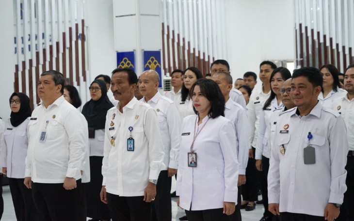 Apel Bersama Secara Virtual Digelar Oleh Koordinator Bidang Hukum.