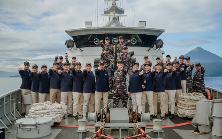KRI Tatihu-853 Sukses Kawal Ekspedisi Rupiah Berdaulat BI 2025 di Wilayah Maluku