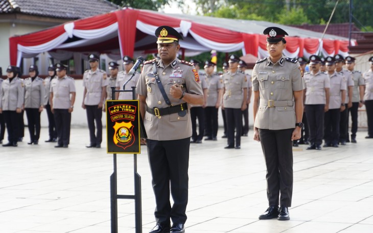 Polres Oku Timur Laksanakan Giat Ziarah dan Tabur Bunga