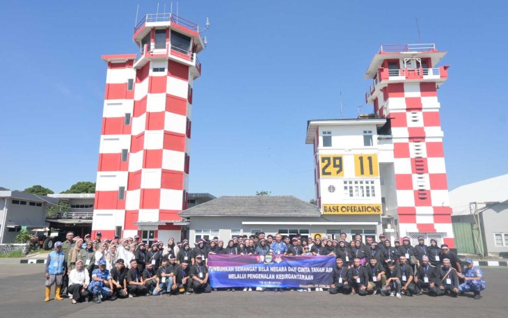Pendidikan bela negara relawan SPPG Lanud Husein Sastranegara Bandung 