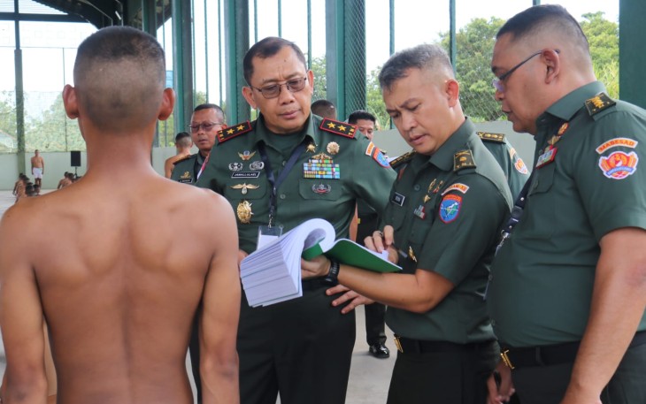Pangdam XII/Tpr Pimpin Sidang Pemilihan Penerimaan Calon Bintara PK TNI AD Tahun 2025