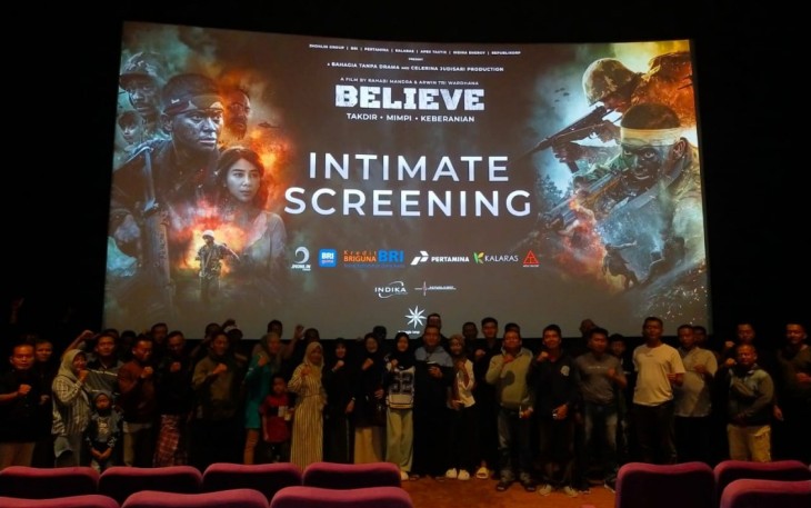 Nobar film Believe di Madiun