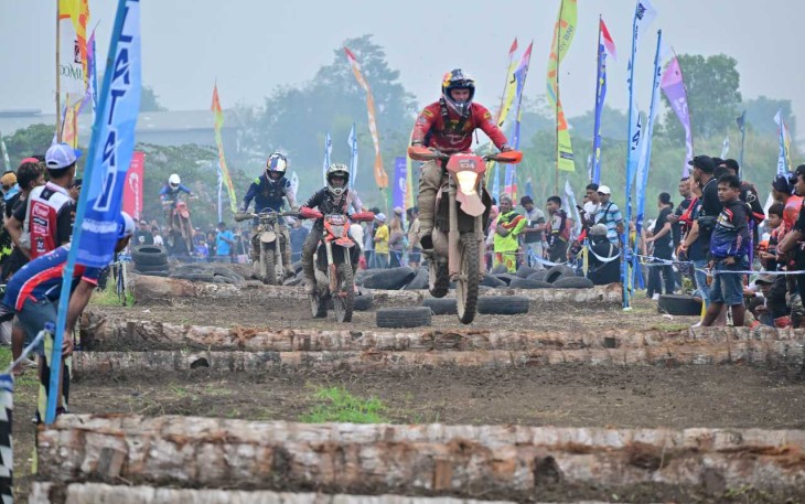 Kejuaraan Motor Trail Internasional Hard Enduro Ke-7 di Kendal, Jawa Tengah 