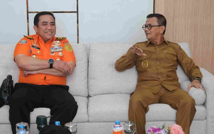  Wali Kota Tanjungpinang, Raja Ariza, sambut kunjungan kerja Deputi Sarana Prasarana dan Sistem Komunikasi dalam rangka pelaksanaan sosialisasi deteksi dini di Kota Tanjungpinang