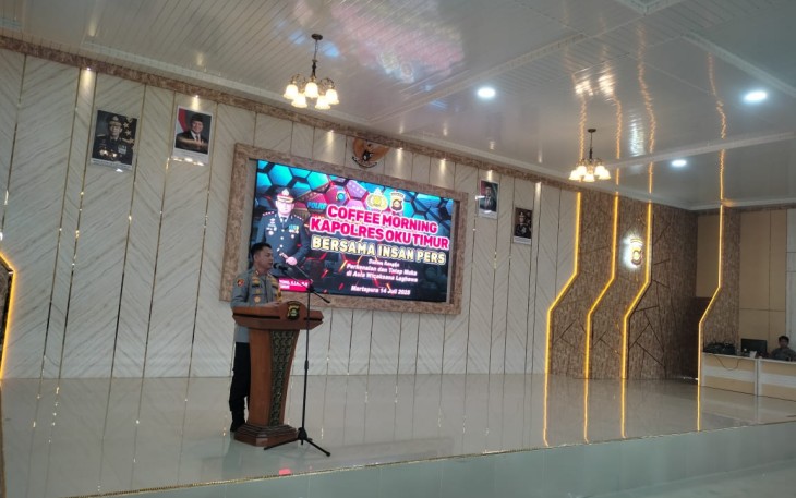 Kapolres Oku Timur AKBP Adik Listiyono.S,I.K,.M,H
