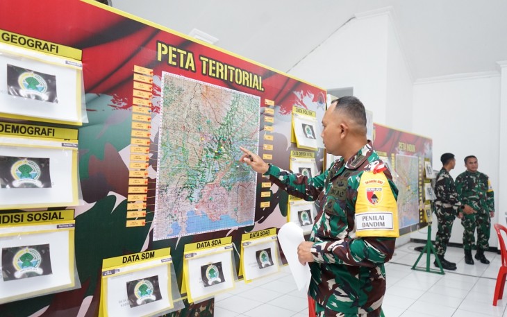 Pembukaan Latihan Posko I Merak Jaya XXV Kodim Tulungagung